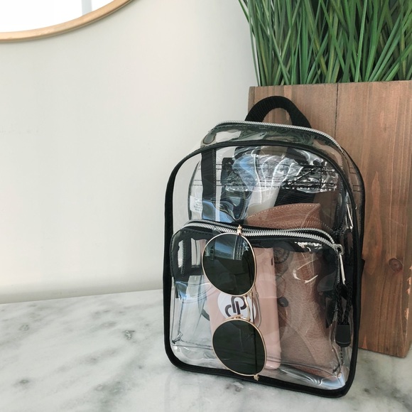 Handbags - Mini Clear Backpack